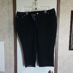 Denim&Co Black Ankle Jeans for Women